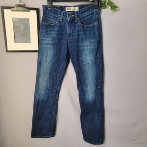 Levi's 514 Slim Straight Denim Jeans Blue 14 R or 27 x 27